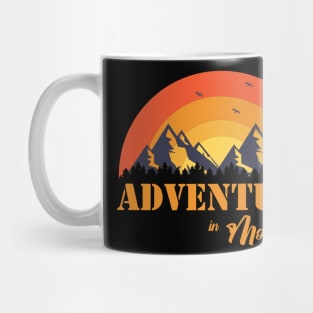 Adventure in mountains - camping, hiking, trekking, couple goal Mug